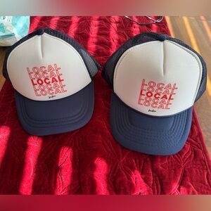 2 matching Toddler and big Kid Local Hats